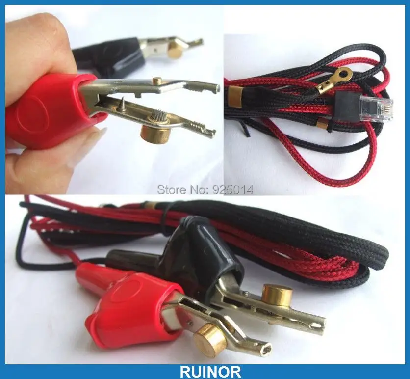 1 компл. Тестовый Кабель для телефона RJ11 шнур ногтей пирсинга заколка