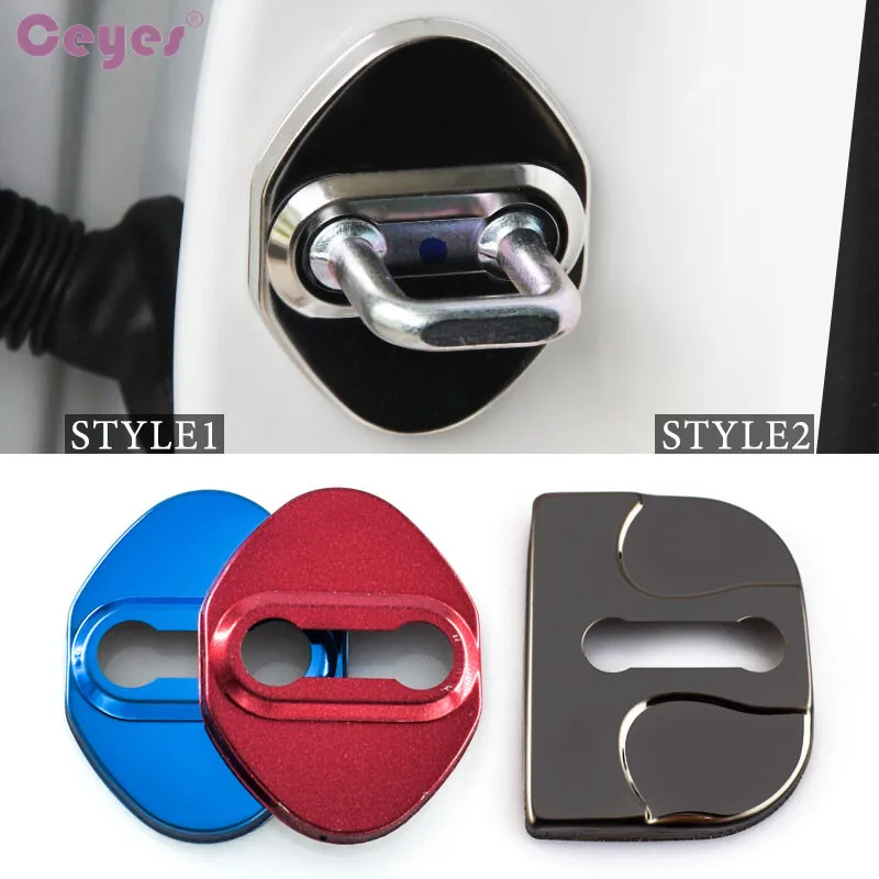 Car Door Lock Cover 4pcs/lot for Suzuki SX4 Jimny Alto Splash Swift Car-Styling Accessories car interior accessories,car door lock cover,car exterior accessories,car door cover