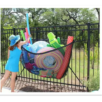 

Adjustable Hanging Swimming Pool Storage Bags Net Bag Football Inflatable Toy