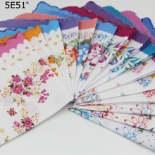 10pcs/lot) Women handkerchief cotton /concise style lacework 30cm/Many Uses
