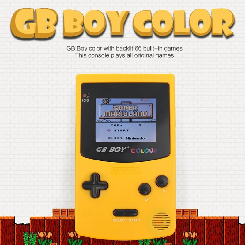 Портативная Классическая игровая консоль GB Boy цветная портативная приставка 2 7