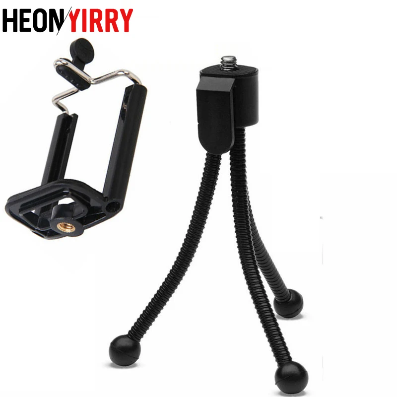 Tripod for Phone Flexible Tripod Mobile Phone Holder
