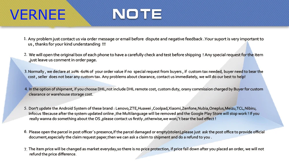 VERNEE NOTE