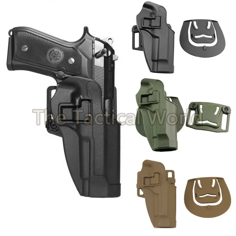 

Tactical Holster CQC M9 92 96 For Military Airsoft Hunting Accessories Pistol Holsters Waist Paddle Belt Holster Outdoor Gear
