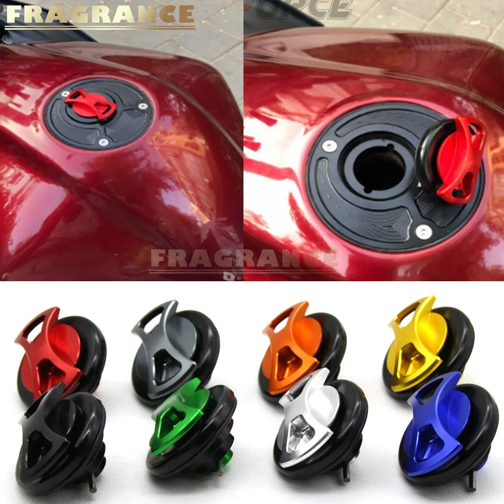 Motorcycle Accessories CNC Aluminum Fuel Gas Tank Cap Cover Key FOR R6/R6S R1 FAZER FZ1 FZ6/FZ6R(all years