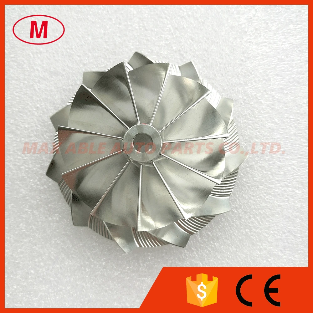 CT26 Turbo Trubocharger Алюминий 2618/Фрезерование/Заготовки колеса компрессора 43,11/71,00 мм 11+ 0 лезвия вперед