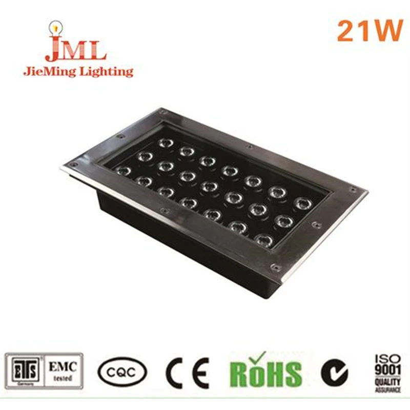 

Outdoor lamps 21W 110V 220V landscape underground light square material new style IP67 recessed floor lamp