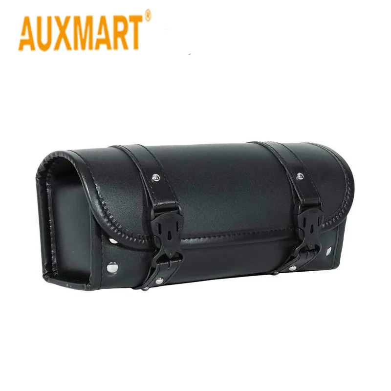 Auxmart черная искусственная кожа для седельного багажника мотоцикла бочка