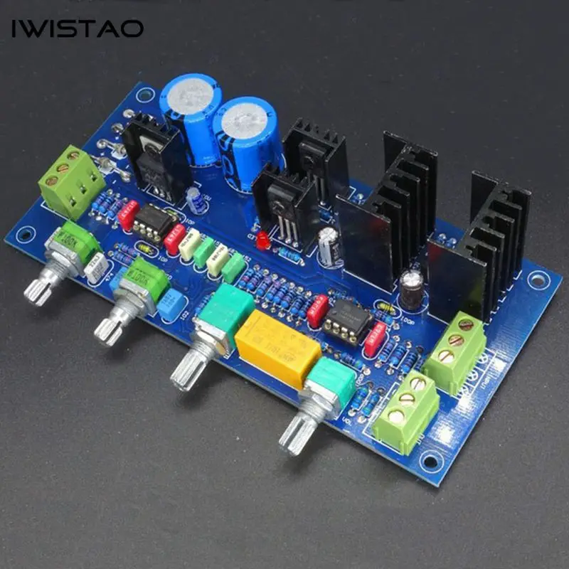 

IWISTAO Tone Adjustment Board NE5532 Bass Middle Treble Volume Adjustments HIFI Audio Upgrade Your System DIY