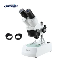 AOMEKIE 20X/40X промышленный стерео микроскоп бинокулярный верхний нижний СВЕТОДИОДНЫЙ светильник PCB паяльный телефон инструмент для ремонта 100-240 В