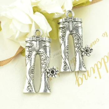 

30pcs classic diy jewelry findings for vintage metal tibetan silver jeans charms pendants fit Necklaces & Bracelets making 3366