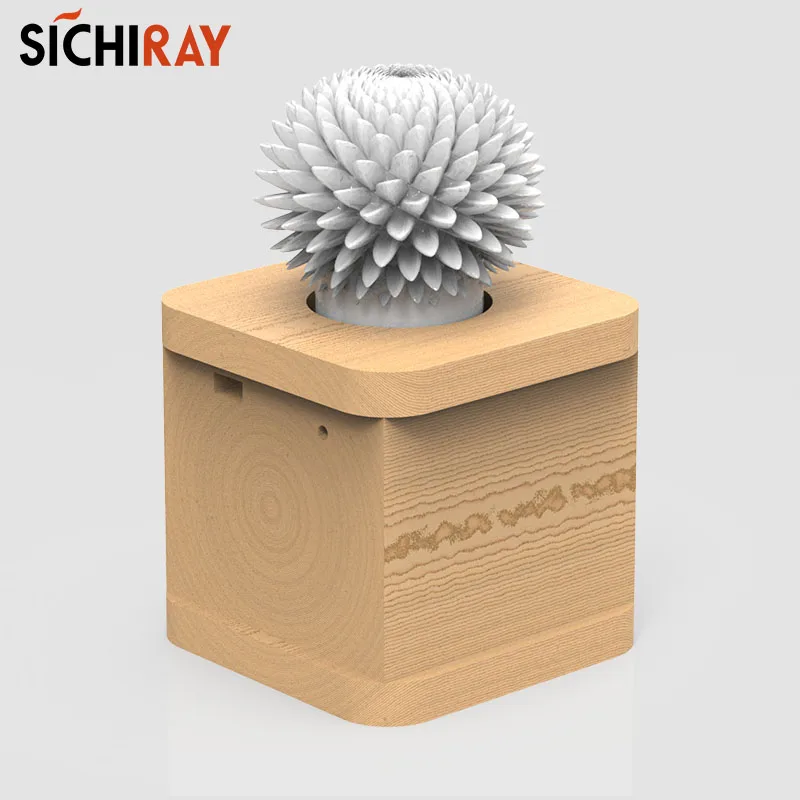 

Sichiray Handmade Flower shadow Infrared remote control LED flashing flower rotate speed adjustment Decoration Gifts