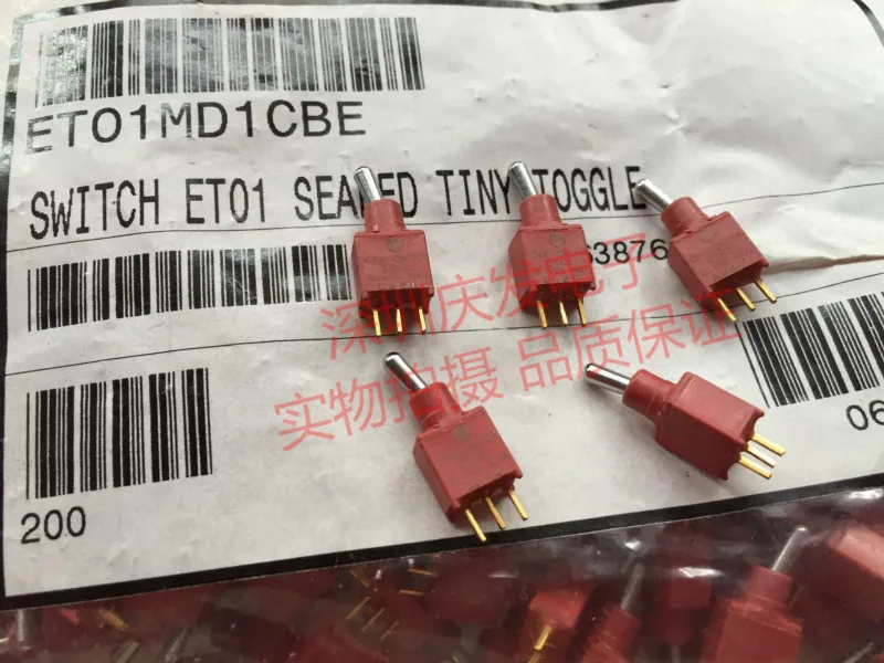 

Import ITT ET01MD1CBE toggle switch 3 feet 2 files shaking switch 0.4VA 20V