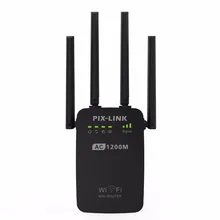 1200 Мбит/с маршрутизатор AC1200 двухдиапазонный беспроводной WiFi AP Wi-Fi ретранслятор маршрутизатор удлинитель 2,4/5 ГГц английская прошивка настенная вилка