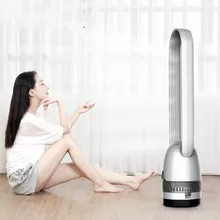 Бескорпусный вентилятор бесшумный семейный портативный напольный Электрический вентилятор отрицательный Лон вентилятор свежего воздуха Вентиляция 5 м умный пульт дистанционного управления легко чистится