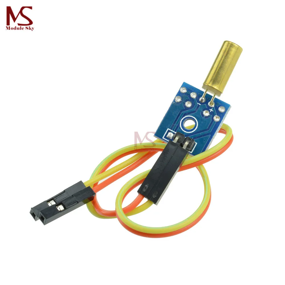 

2PCS Tilt Sensor Module Vibration Sensor for Arduino STM32 AVR Raspberry Pi 3.3V-12V With Free Cable