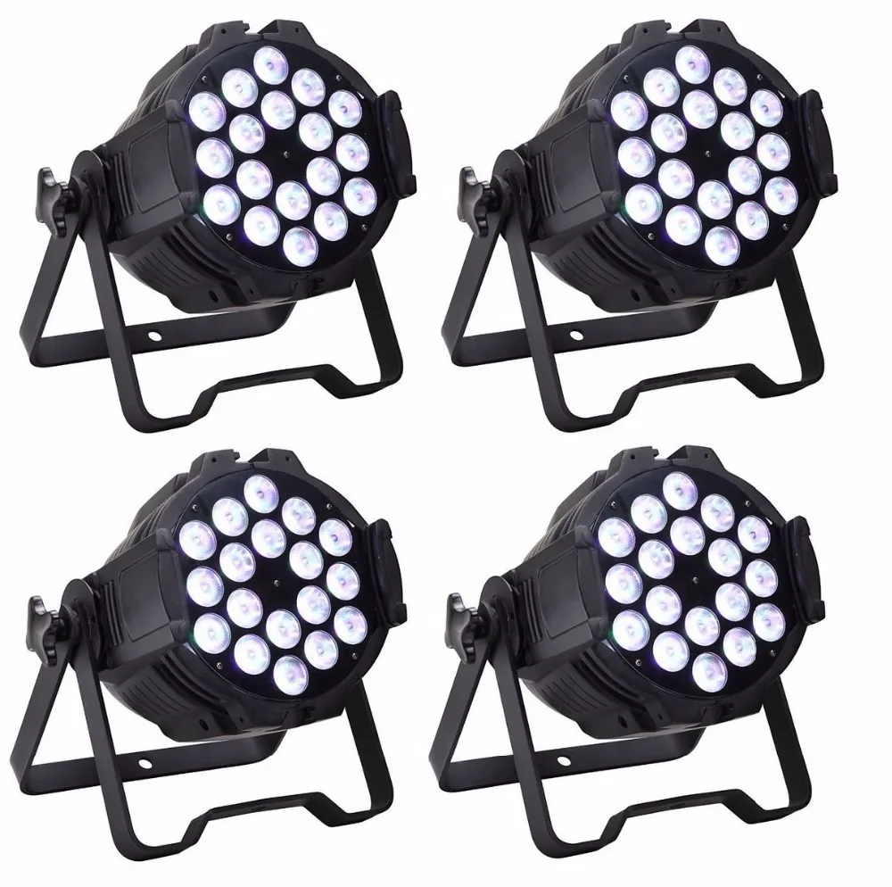 18X10W RGBW 4IN1 LED Par Lights Professional Stage Lighting High Power
