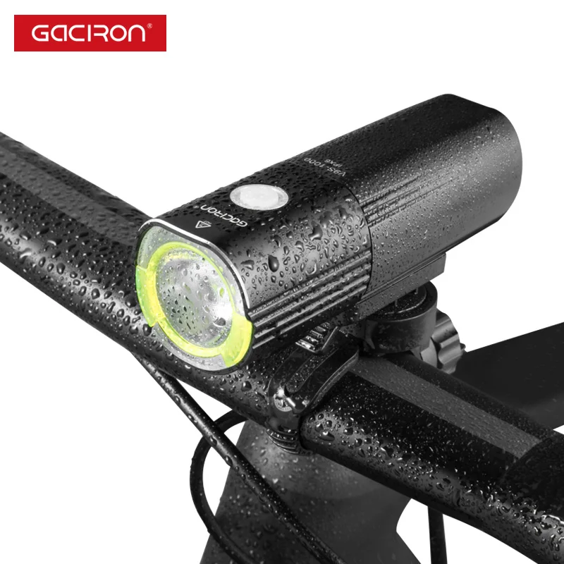 Excellent Gaciron V9S-1000 Bicycle Headlight 1000 Lum Bike LED Lamp Front Light USB Rechargeable Flashlight Power Bank Bicycle Accessories 1