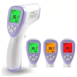 Высокое качество термометр инфракрасный Детские Лоб Бесконтактный инфракрасный термометр с ЖК-дисплей Подсветка termometro infravermelh