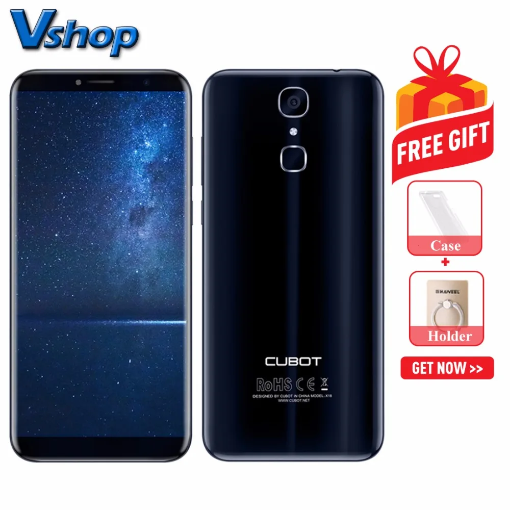 CUBOT X18 смартфон на Android 7 0 четыре ядра экран 5 дюймов 3 Гб + 32 ГБ|cubot x18|4g mobile phonemobile phone