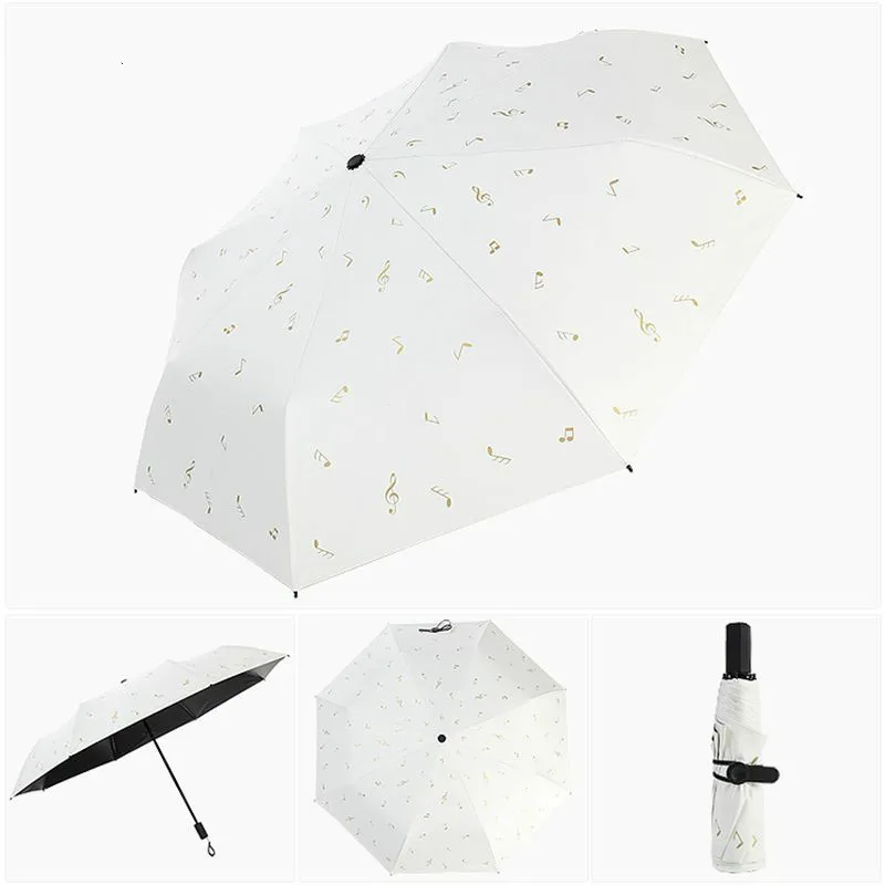 Новое поступление, 4 цвета, прочный усовершенствованный зонтик от дождя, защита от УФ-лучей, три складных бизнес солидных солнцезащитных тента, зонт от солнца, 8 ребер, M0806
