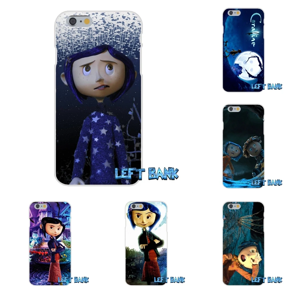 Для iPhone 4 4S 5 5S 5C SE 6 6S 7 Plus Coraline винтажный Мягкий Силиконовый ТПУ прозрачный чехол |