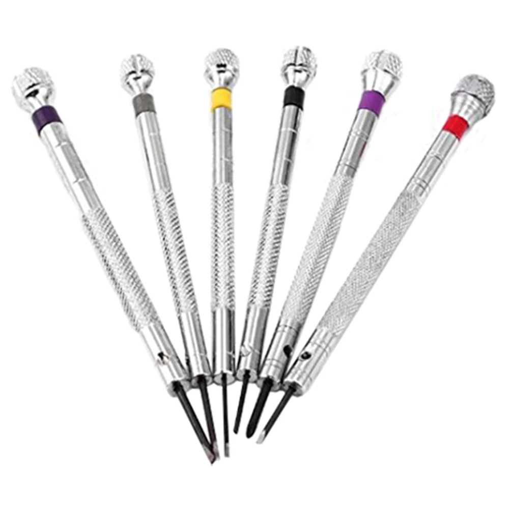 6 Pieces Mini Precision Jewelers Screwdriver Set Watchmaker Tools Non