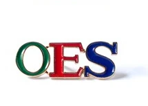 

50pcs The Order of The Eastern Star Brooch Pin OES Jewelry