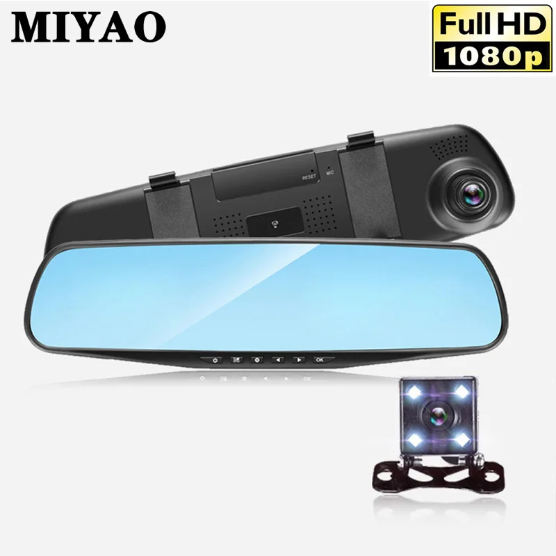 

Car Camera Auto DVR Dash Cam Rearview Mirror Dual Lens Video Registrator Cars DVRs Recorder FHD 1080P Night Vision Camcorder
