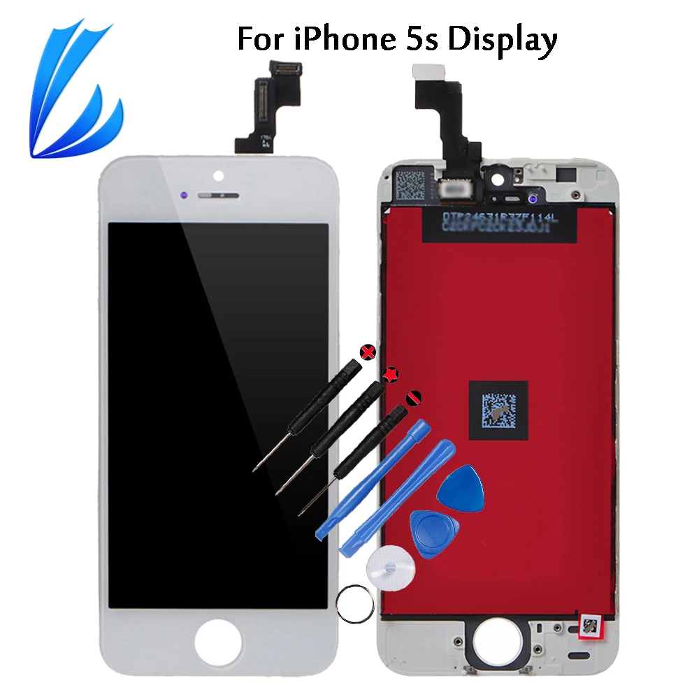 

LL TRADER Grade AAA LCD Screen Replacement Part For iPhone 5s Touch LCD Display 5s Pantalla Digitizer Assembly No Dead Pixel