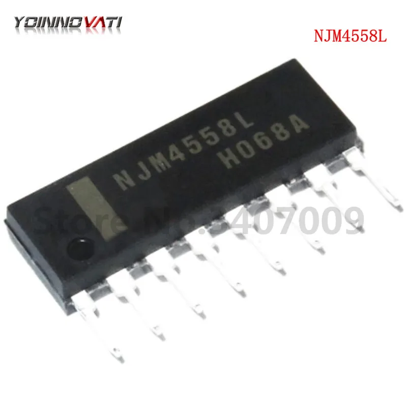 10PCS NJM4558L ZIP8 NJM4558 DIP Operational amplifier op amp Dual High ...