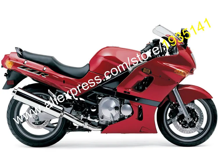 Для Kawasaki Ninja ZZR 400 1993 2003 ZZR400 93 03 полный красный спортивный мотоциклетный комплект