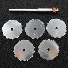 

5pcs Dental lab Stainless Steel disc disks cutting disc tool for Soft Plastic,Acrylic, Wood etc 22mm/0.20mm with 1 mandrels