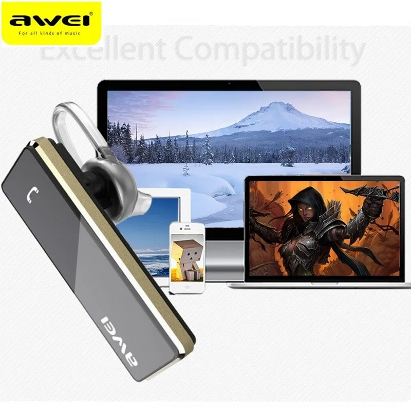 

AWEI A850BL Bluetooth Headphones Wireless Stereo HiFi Earphone and Headphone for iphone Handsfree V4.0 Bluetooth Headset for pc