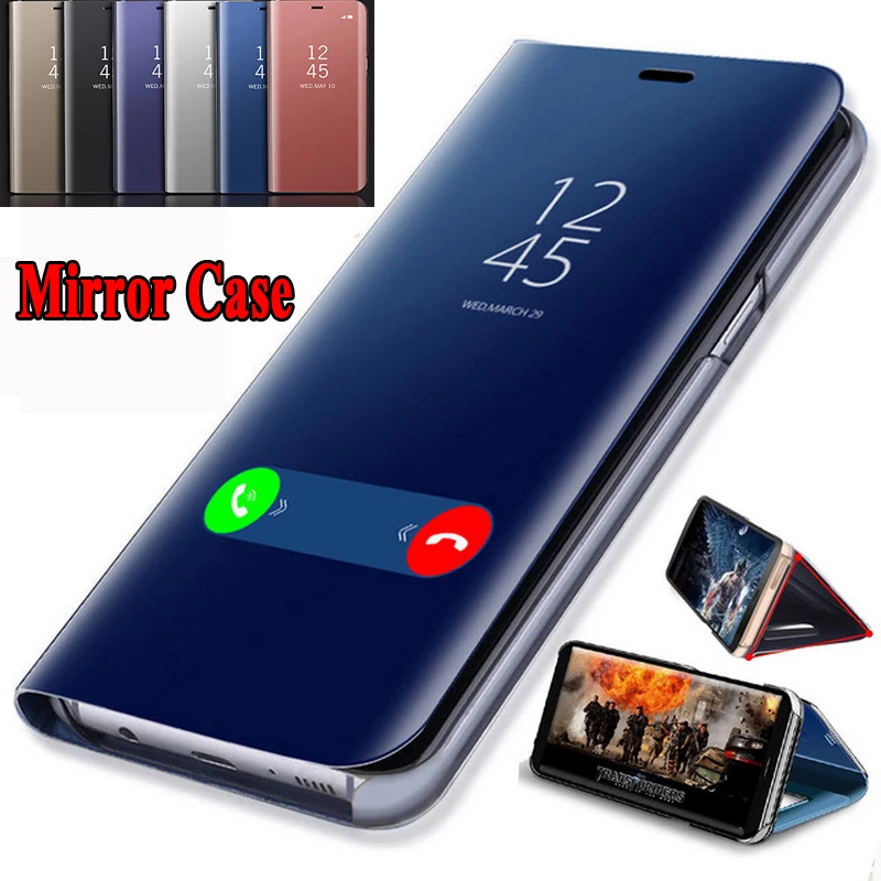 

Smart Mirror Flip Case For Samsung Galaxy S10 S8 S9 Plus Note S7 Edge For Samsung GALA A30 A20 A40 A50 A70 A90 A60 M10 M20 M30