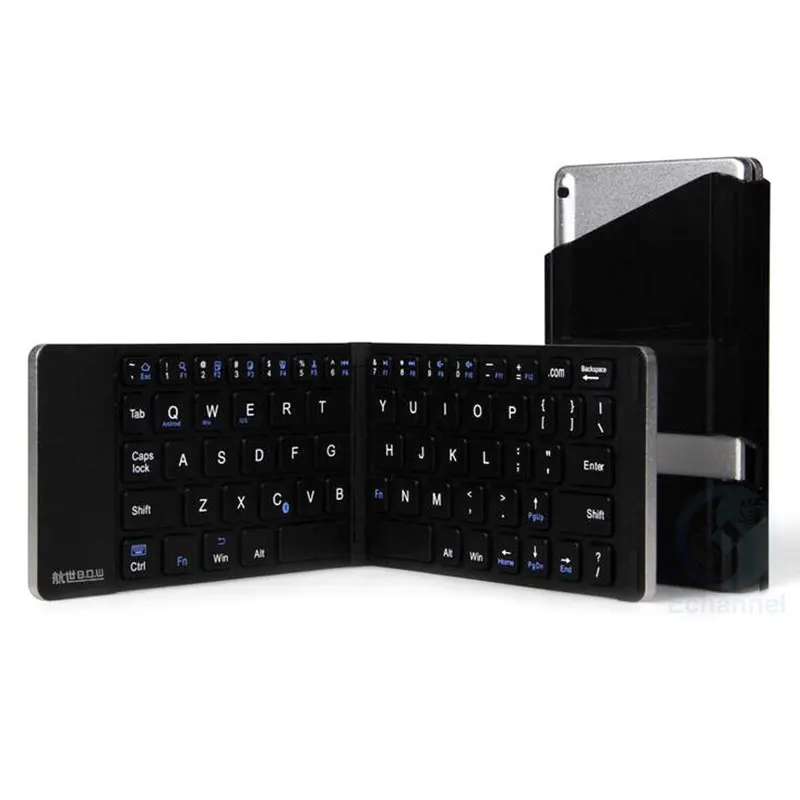 New style Aluminum alloy intelligent folding bluetooth keyboard the phone tablet and For apple