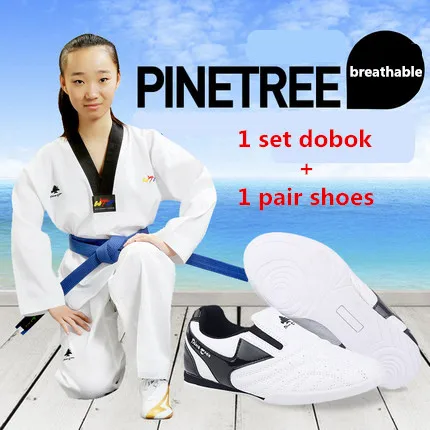 

Adult Kids Tae kwon do Combination WTF taekwondo shoes With ITF Taekwondo Dobok Mooto Uniforms