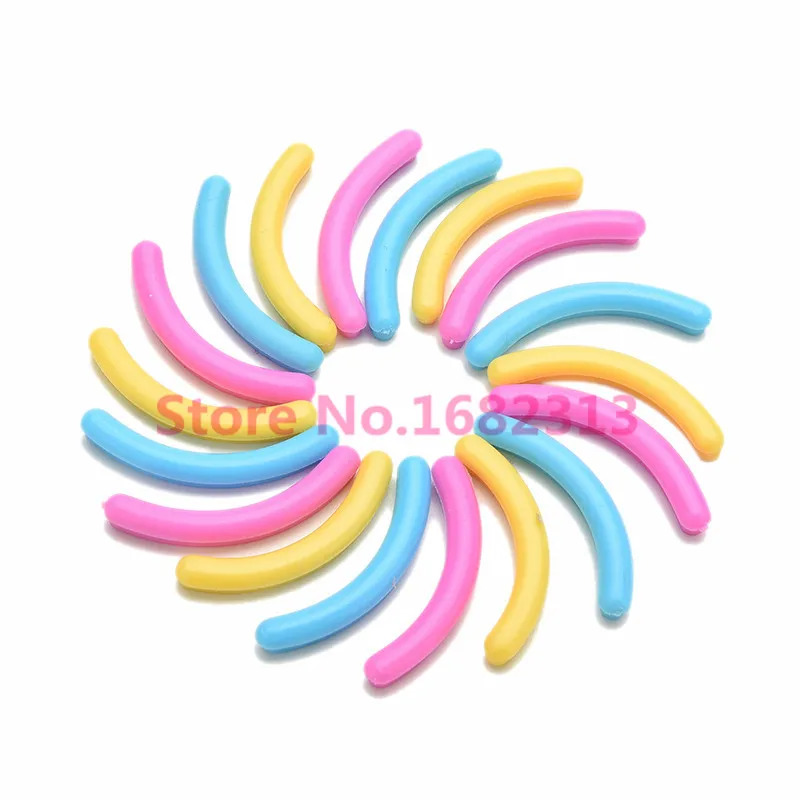 

6PCS/1SET Mini Eyelashes Women Eyelash Curler Replacement Pads Eyelashes Circle Random Color Delivery