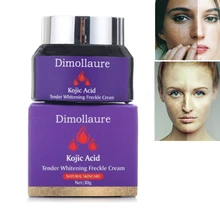 Dimollaure Kojic acid Retinol Whitening face Cream pigment melanin Removal Age Spots Freckles Melasma dark spots sunburn scars