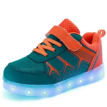 2016 New Fashion font b Kids b font Sneakers LED font b Luminous b font USB