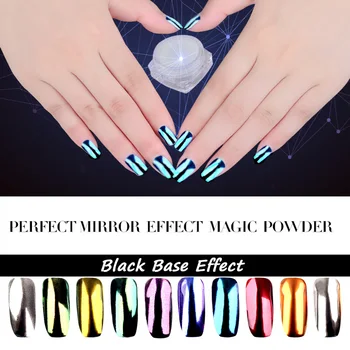 

2g New Shinning Perfect Super Mirror Nail Glitter Magic Powder Dust DIY Nail Art Sequins Chrome Pigment Decorations Accessories