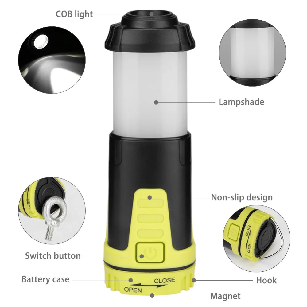 Retractable Tent Light Camping Hanging Tent LED Bulb Hike Light Fishing Lantern Outdoor Emergency Lamp #2D20 (4)