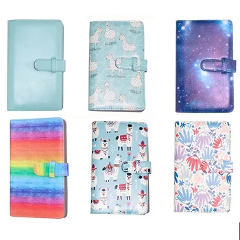 

Name Card Support 3 Inch 19*11.5cm Memory Book Craft PU Cover Large Capacity Photo Album 108 Pockets DIY Insert Picture