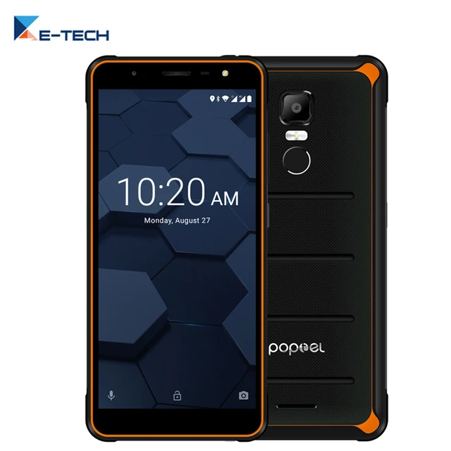 Special Offers POPTEL P10 MTK66763 Octa Core 5.5 inch IP68 Waterproof Smartphone Android 8.1 4GB RAM 64GB ROM 13MP NFC OTG 4G LTE Mobile Phones