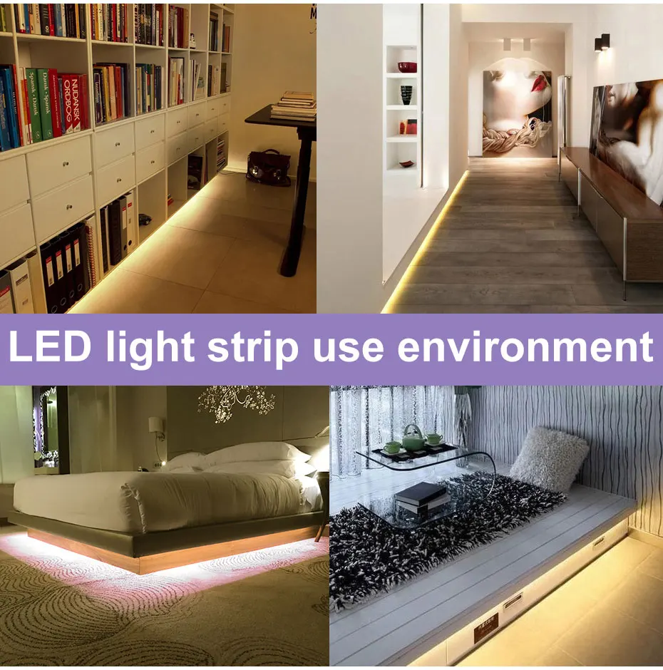 USB Led Strip Light Waterproof DC5V 2835SMD Touch Dimmable Led Light Strip Diode Tape TV Background Lights Mirror Table Wardrobe