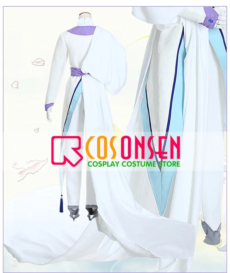 Cardcaptor Sakura Yue прозрачная карта Yukito Tsukishiro карнавальный костюм косплей ONSEN|cosplay