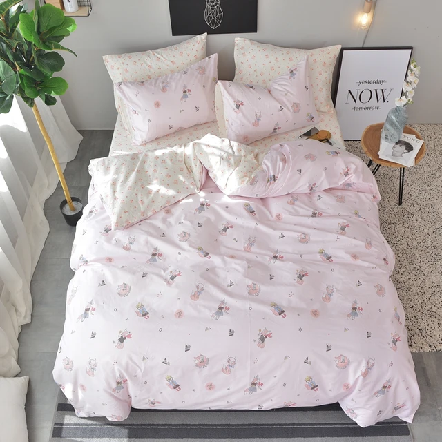 100 cotton pink duvet