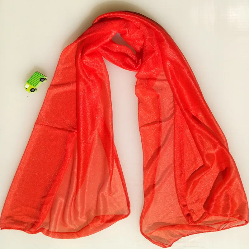 170*50 см красные шарфы для женщин шифоновый шарф шаль зима-осень лето сетка шарфы