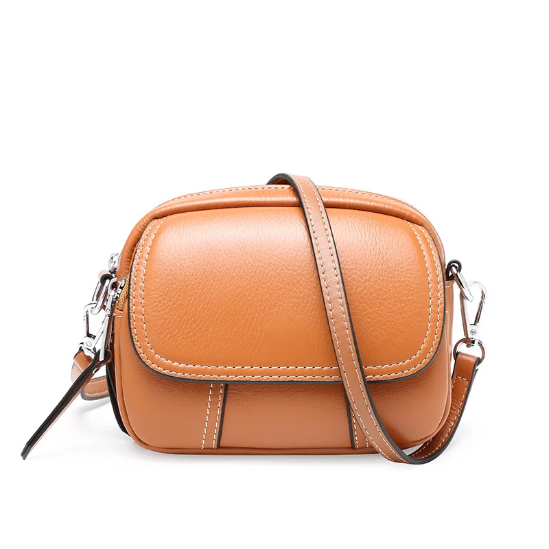 small messenger bag soft cow leather shoulder bag brand genuine leather 2019 women bag