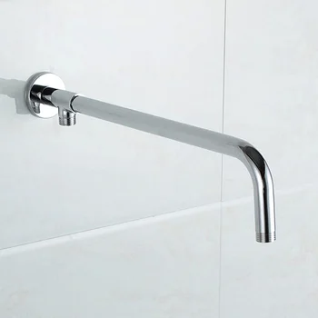 

KES PSA7 Bathroom Replacement 18.7-Inch Shower Arm with Flange SQUARE, Polished Chrome